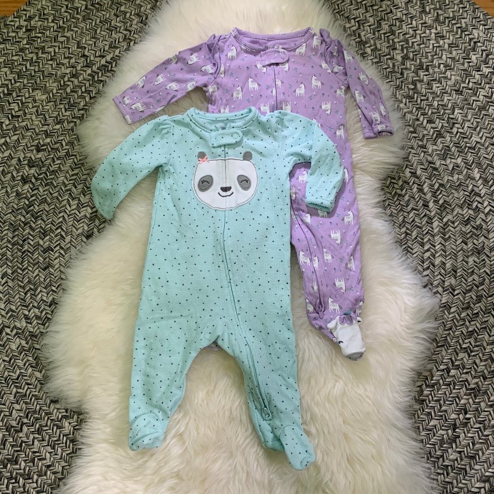 Carter's Footed Pajama Bundle (6 mo)